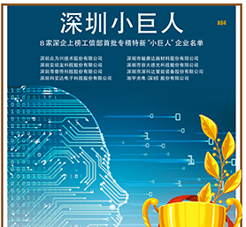雄帝科技首批入選國(guó)家重點(diǎn)培育“小巨人”企業(yè)